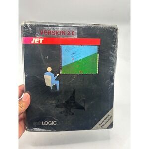 SubLogic JET Version 2.0 Flight Simulator Game for IBM PC PCJr and PC AT